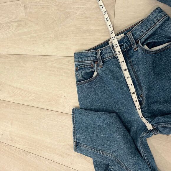 Abercrombie & Fitch the 90s straight ultra high rise  women’s jeans  size 26 - Picture 5 of 9